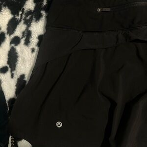 lululemon athletica Black Women's Skort with Zip Pocket